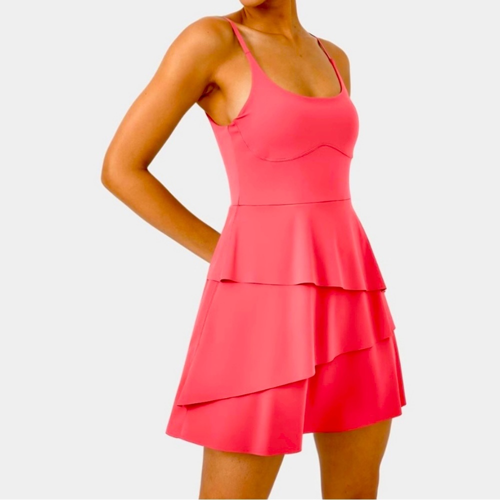 Halara tiered ruffle dress